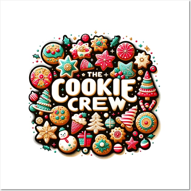 The Cookie Crew Vintage Christmas Baking Wall Art by TheCloakedOak